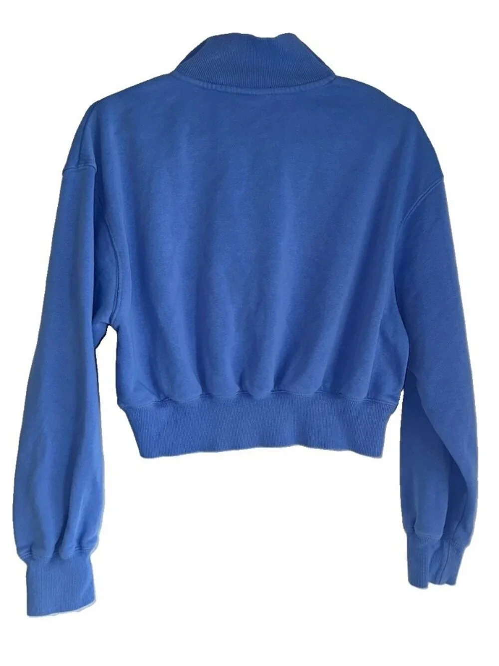 Nike Women’s Sportswear Phoenix Fleece 1/2 Zip Oversize Crop Sweatshirt XS Blue